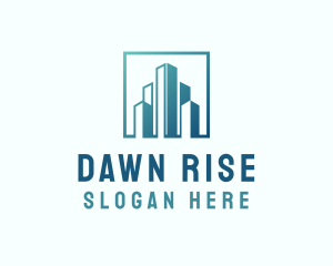 High Rise Building Construction logo design