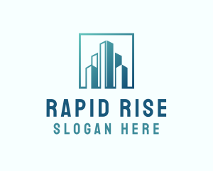 High Rise Building Construction logo design