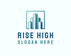 High Rise Building Construction logo design