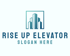 High Rise Building Construction logo design