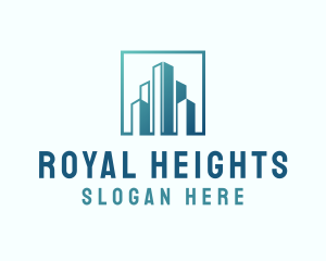 High Rise Building Construction logo design