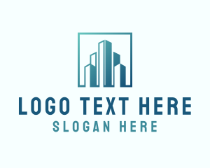 High Rise Building Construction Logo