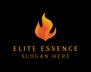 Blazing Fire Fuel Energy Logo