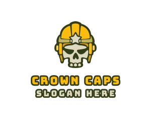 Gaming Skull Helmet  logo design