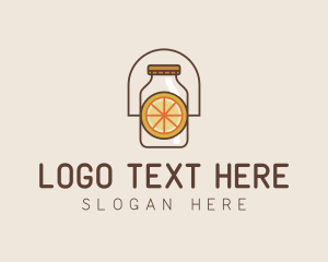 Fermented - Lemon Fermentation Jar logo design