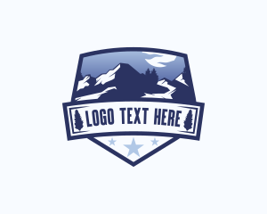 Tour Guide - Mountain Travel Summit logo design