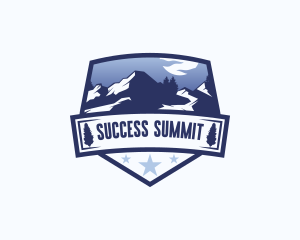 Mountain Travel Summit logo design