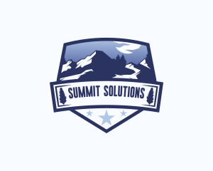 Mountain Travel Summit logo design