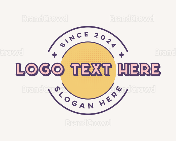 Cute Retro Boutique Logo