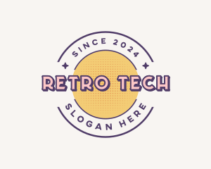 Cute Retro Boutique logo design