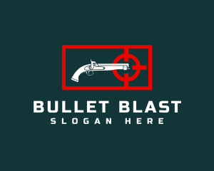 Ammunition - Firearm Target Gun Shooting logo design