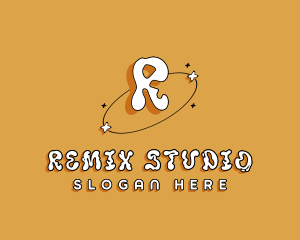 Cosmic Retro Studio logo design