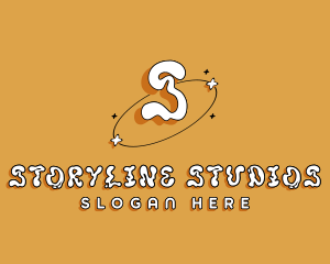 Cosmic Retro Studio logo design