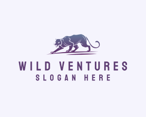 Wild - Wild Panther Animal logo design