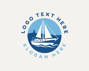 Nautical - Nautical Vessel Sailboat logo design