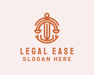 Judiciary Legal Sword  logo design