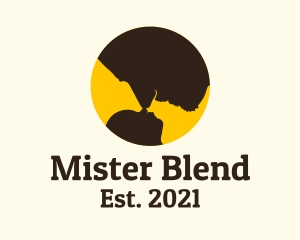 Mister - Father & Baby Silhouette logo design