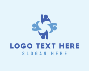 Human Resource - People Support Fellowship logo design
