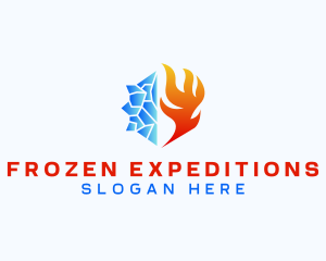 Frozen Ice Fire logo design