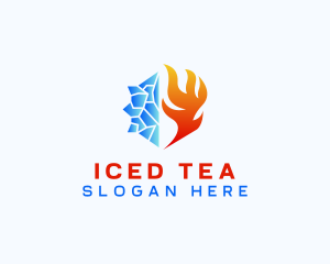 Frozen Ice Fire logo design