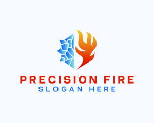 Frozen Ice Fire logo design