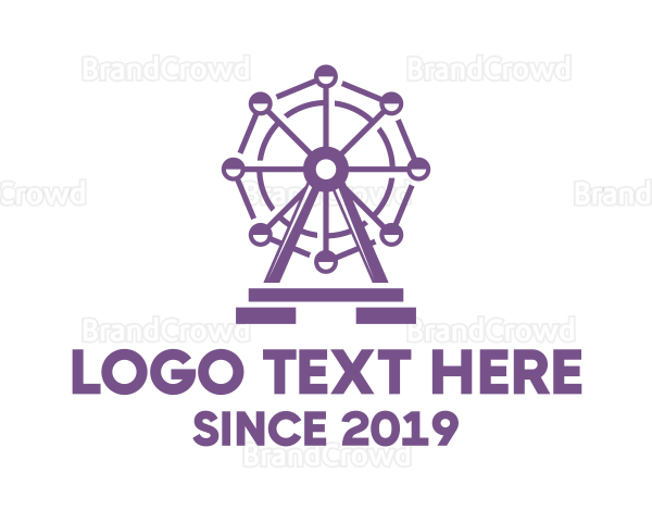 Violet London Eye Logo