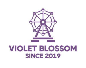 Violet London Eye logo design