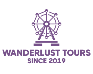 Violet London Eye logo design