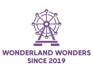 Attraction - Violet London Eye logo design