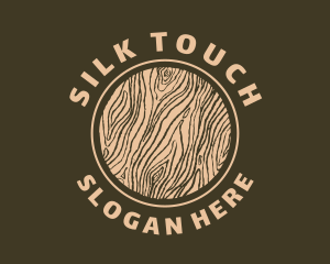 Texture - Round Wood Tree Texture logo design