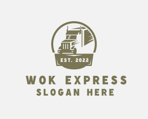 Express Trucking Delivery  logo design