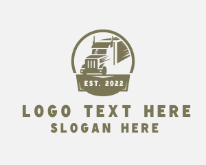 Courier Service - Express Trucking Delivery logo design