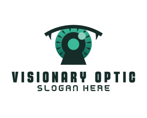 Optic - Cyber Eye Security logo design