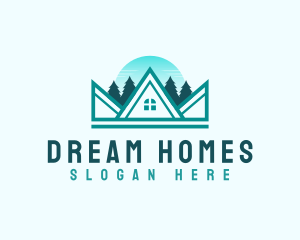 Home Crown Realtor logo design