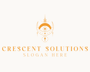 Bohemian Crescent Eye logo design