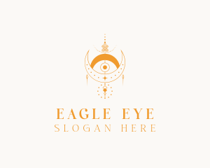 Bohemian Crescent Eye logo design