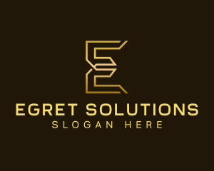 Generic Professional Letter E logo design