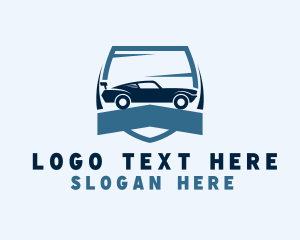 Transportation - Auto Car Shield logo design