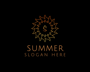 Summer Sun Fire logo design