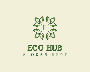 Leaves Eco Gardening logo design