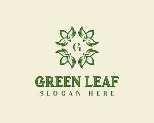 Leaves Eco Gardening logo design