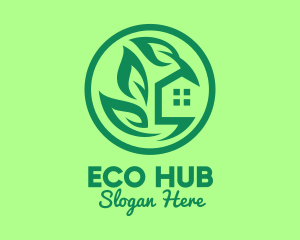 Eco Green House logo design