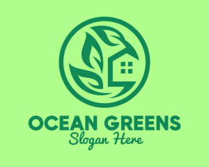 Eco Green House logo design