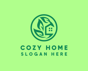 Eco Green Home logo design