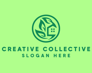 Eco Green Home logo design