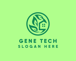 Eco Green Home logo design