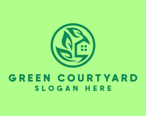 Eco Green Home logo design