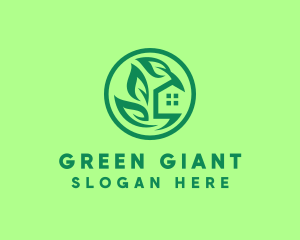 Eco Green Home logo design