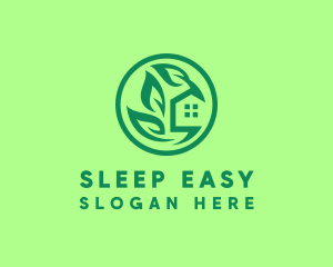 Eco Green Home logo design