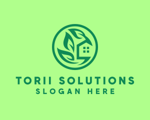 Eco Green Home logo design